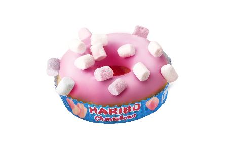 Nowość w sieci ŻABKA: różowy donut z piankami HARIBO Chamallows