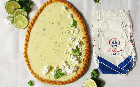 Mazurek limonkowo-bazyliowy