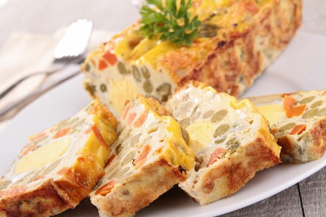 Pasztet z jajek z pieczarkami